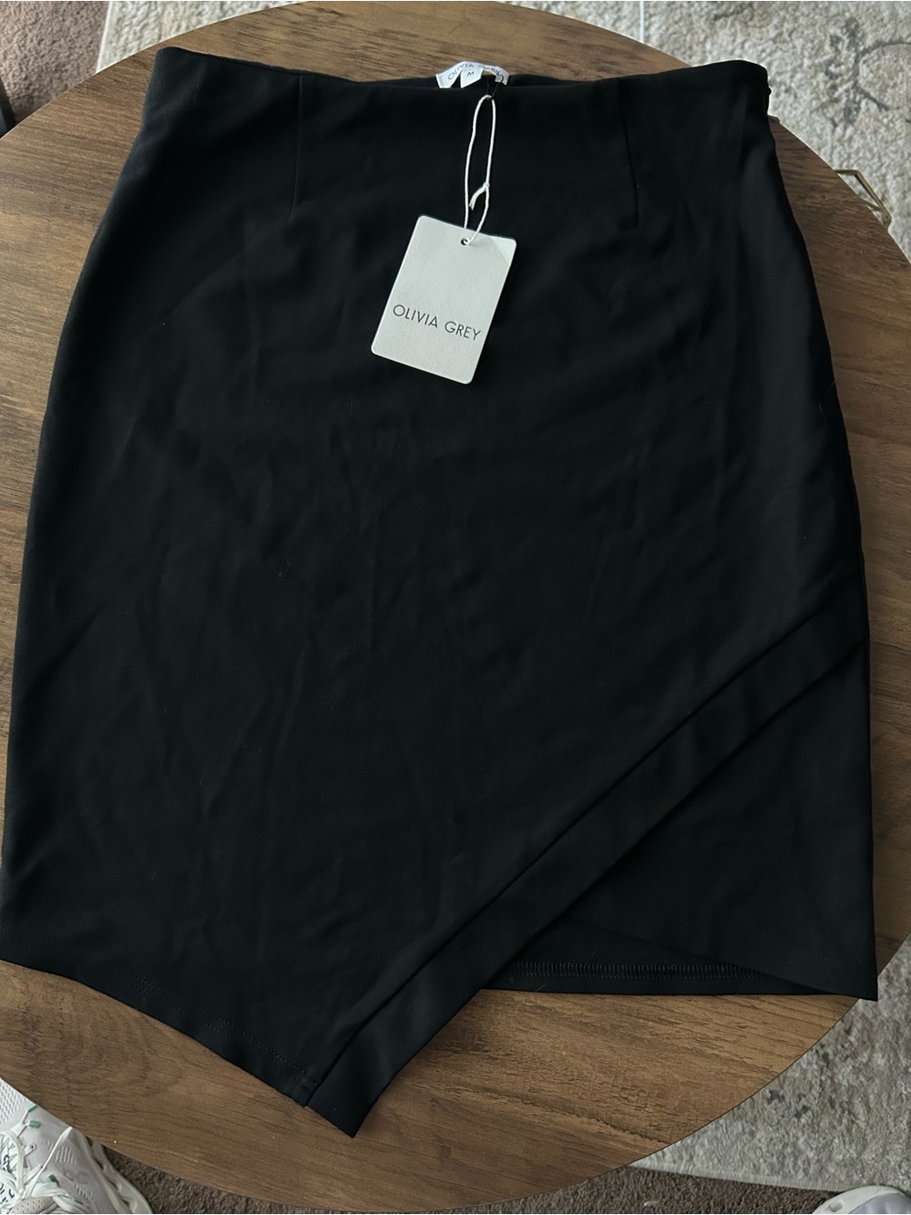 Olivia Grey pencil skirt size medium black